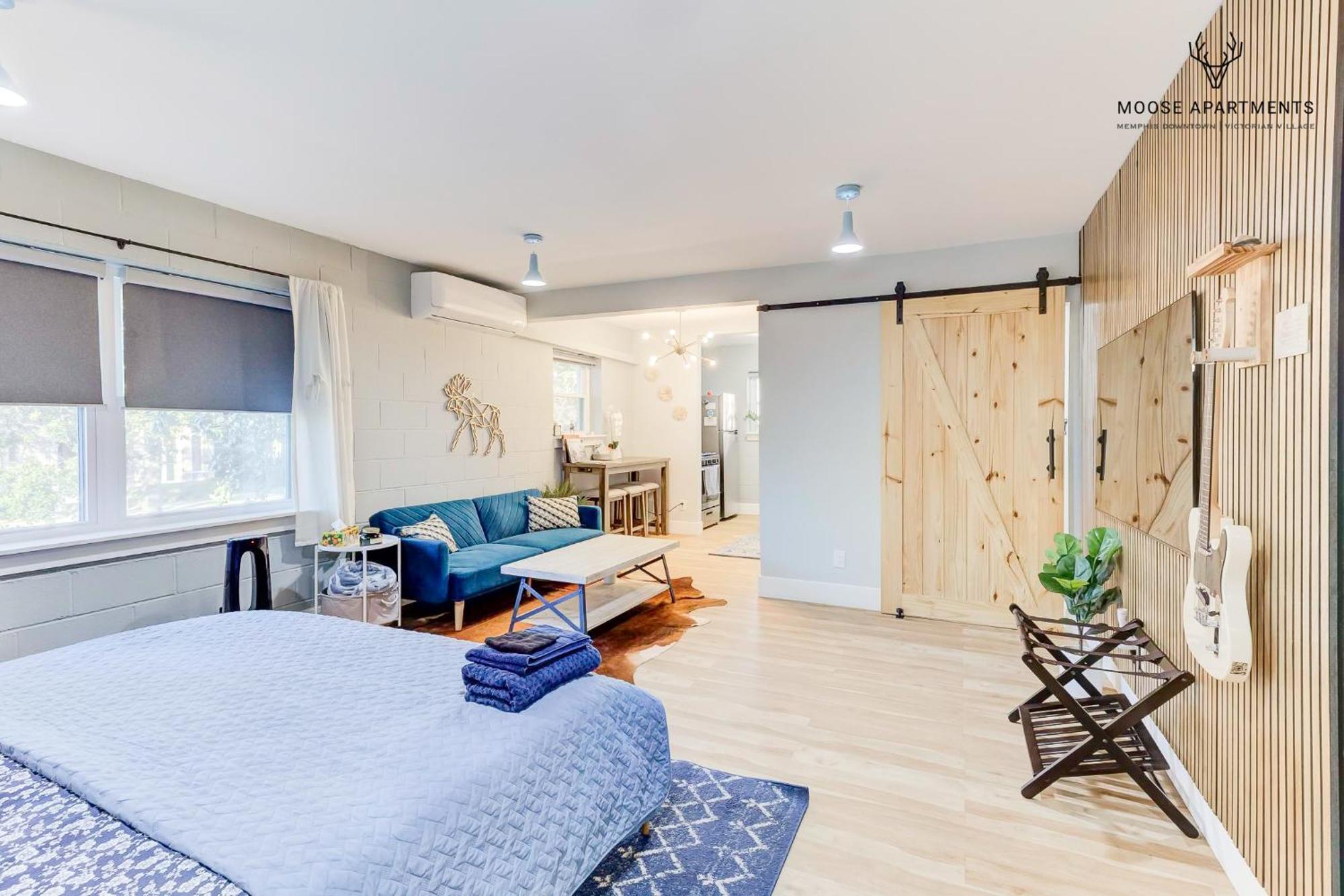 The Moose #7 - Instaworthy Studio With Amazing Views, Free Parking & Heated King Bed Memphis Esterno foto