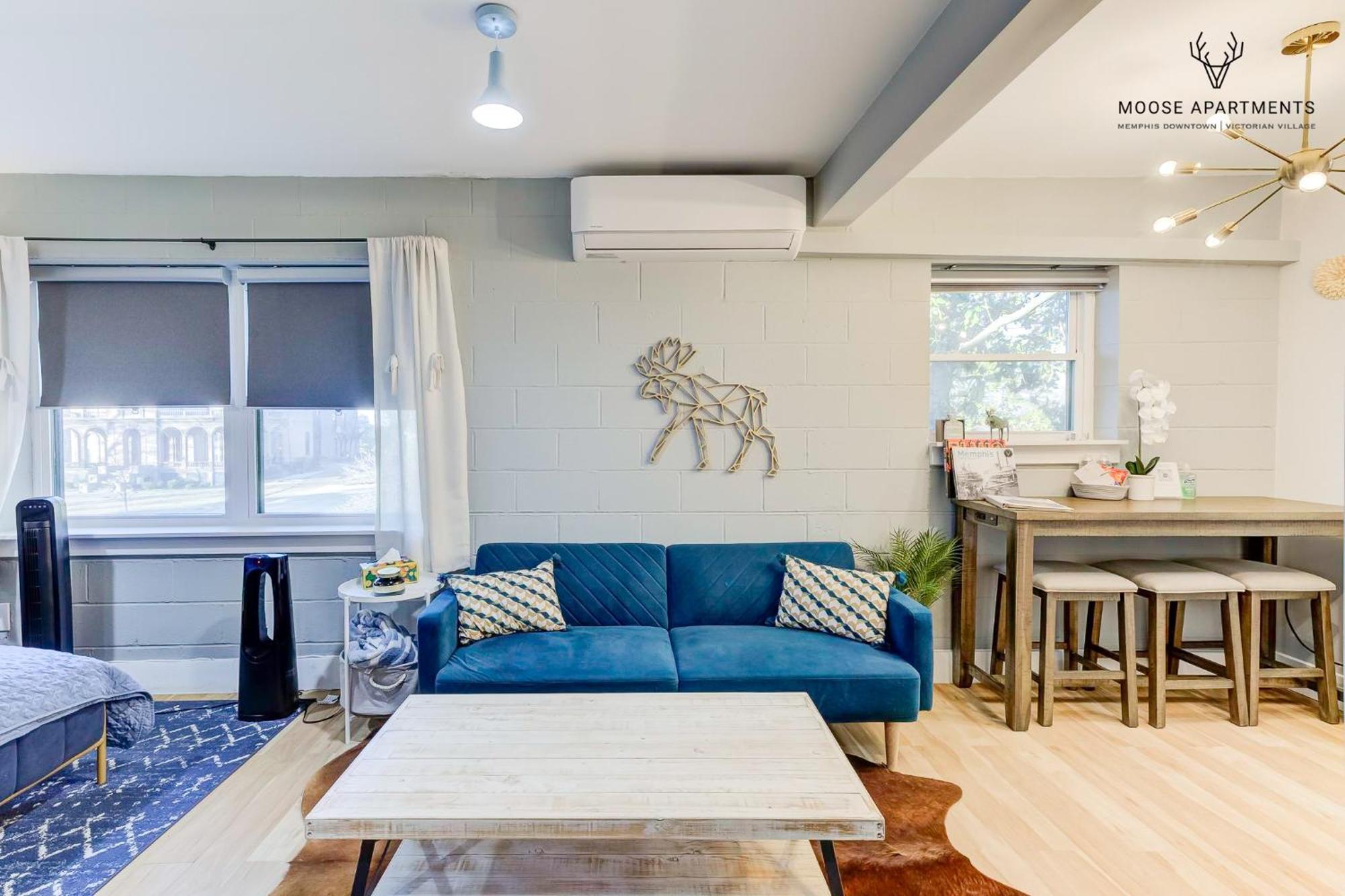 The Moose #7 - Instaworthy Studio With Amazing Views, Free Parking & Heated King Bed Memphis Esterno foto
