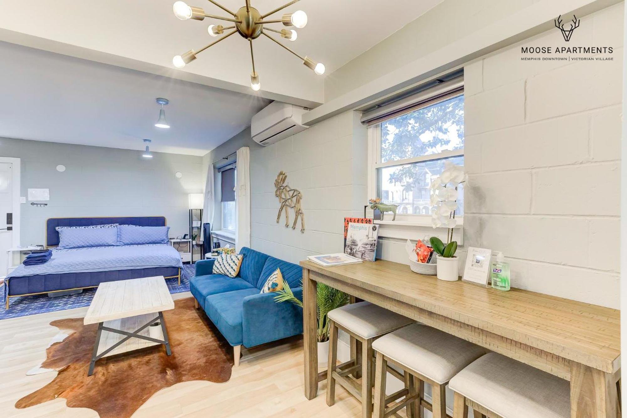 The Moose #7 - Instaworthy Studio With Amazing Views, Free Parking & Heated King Bed Memphis Esterno foto